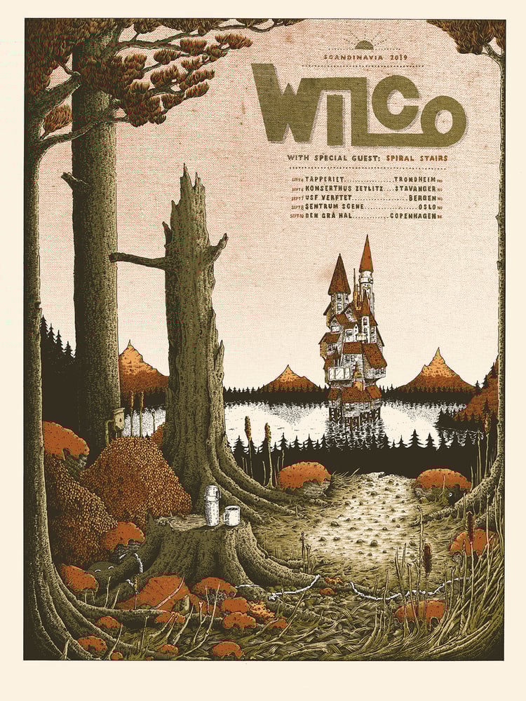 Image of Wilco (Scandinavia 2019) Ltd Ed. Official Poster