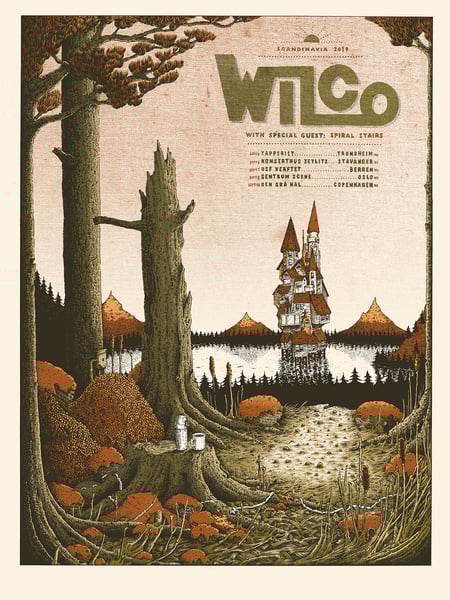 Image of Wilco (Scandinavia 2019) Ltd Ed. Official Poster