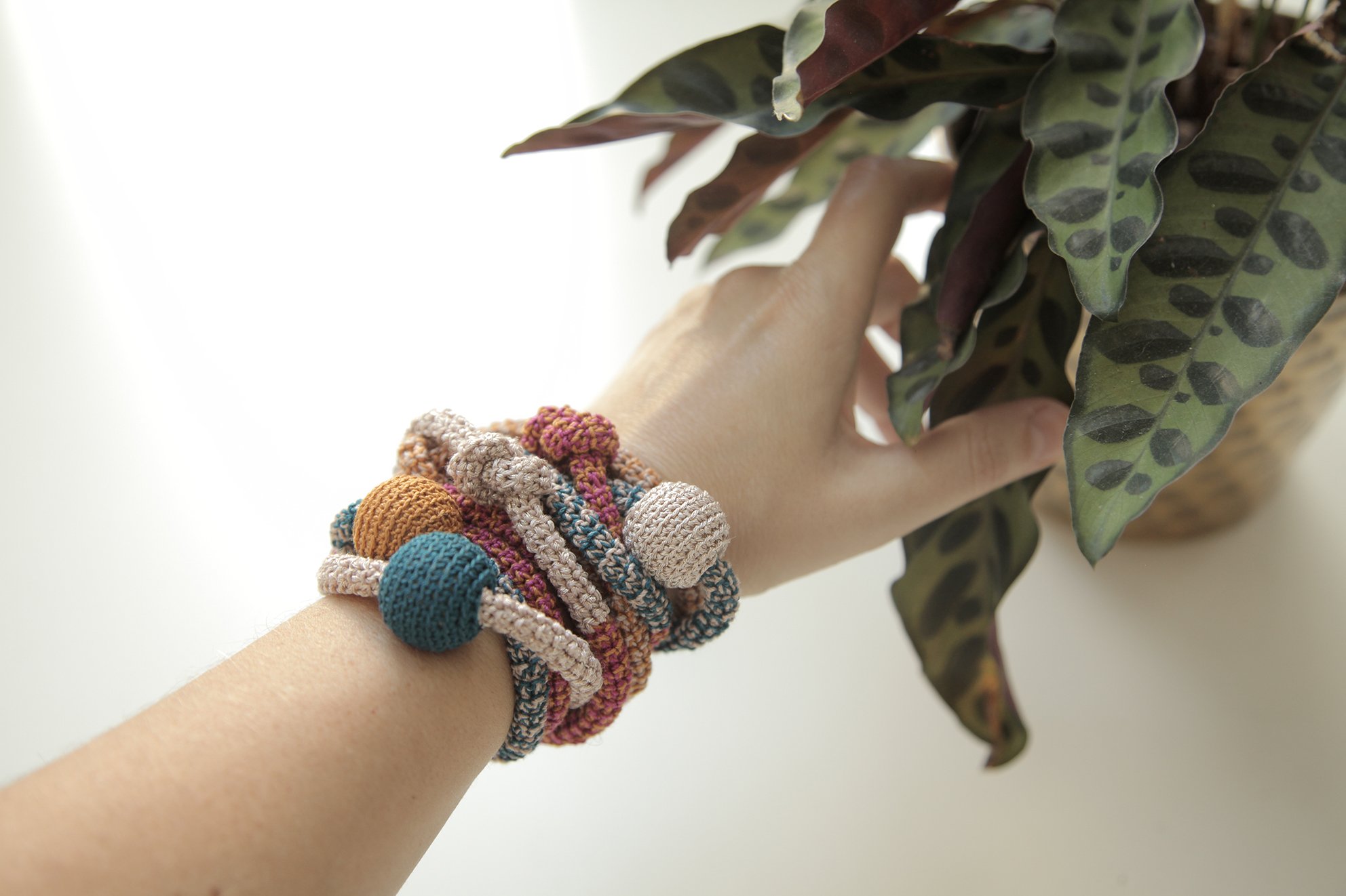 Image of Honey bee Snake Necklace