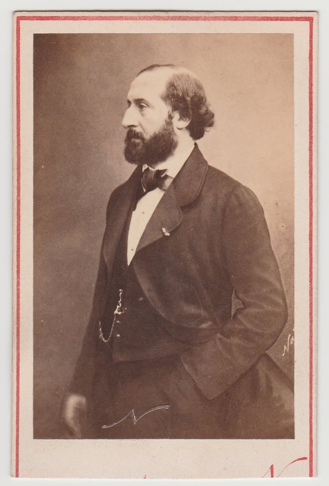 Image of Félix Nadar: Emile Augier, French poet and dramatist, ca. 1865