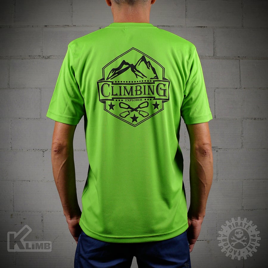 Image of T-SHIRT SPORT MOUNTAIN LIME GREEN