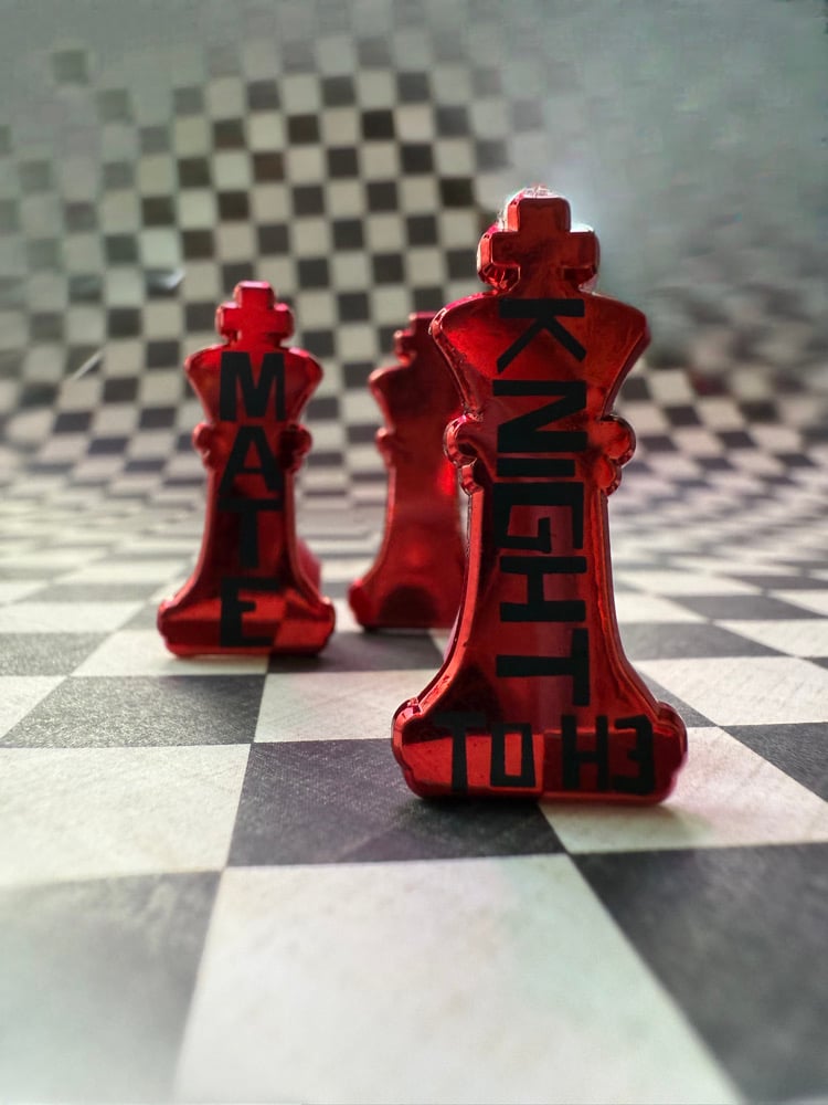 Image of Chrome Chess Pins