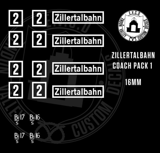 Image of ZILLERTALBAHN COACH PACK 16MM 