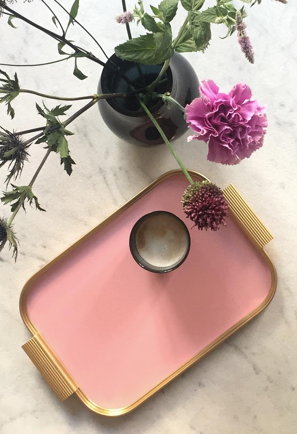 Image of Kaymet Tray Pink/Gold