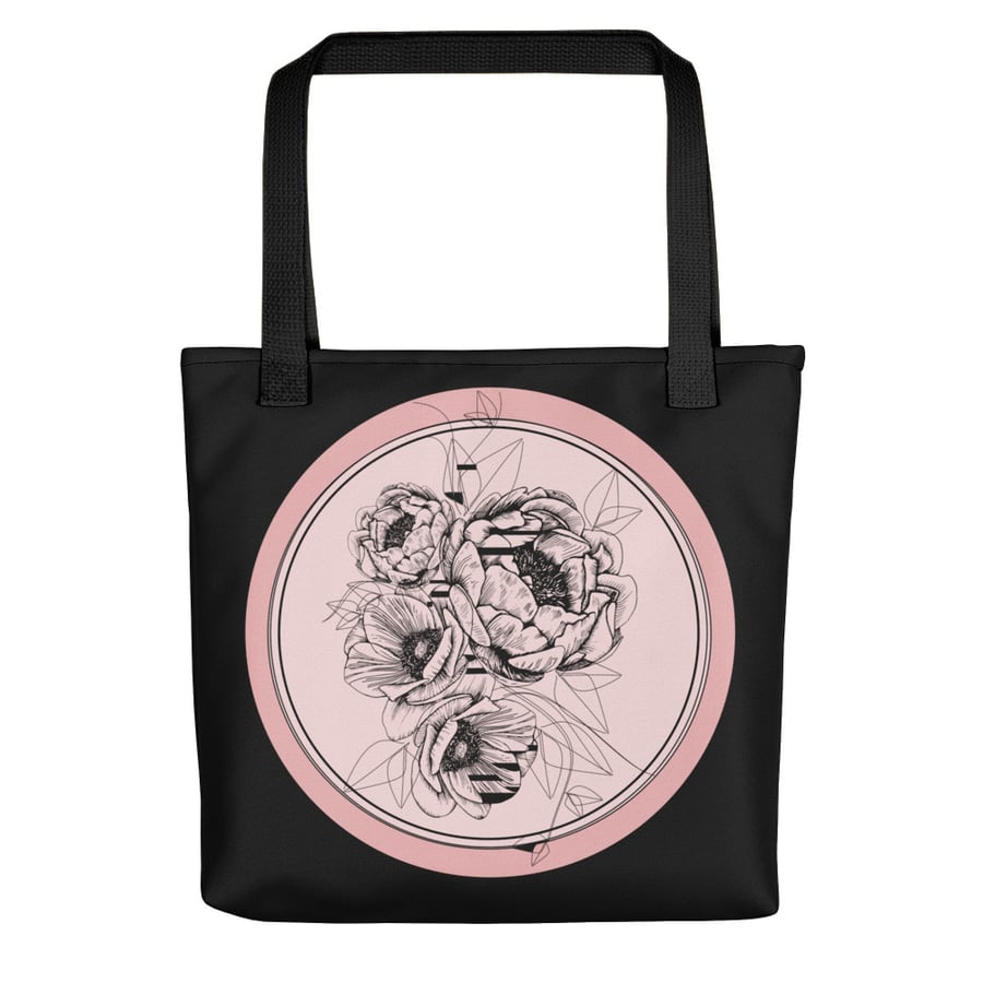 Image of Floral Arrangement Tote