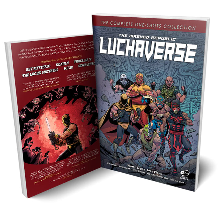 Image of 33% OFF! The Masked Republic Luchaverse: The Complete One-Shots Collection (TPB)