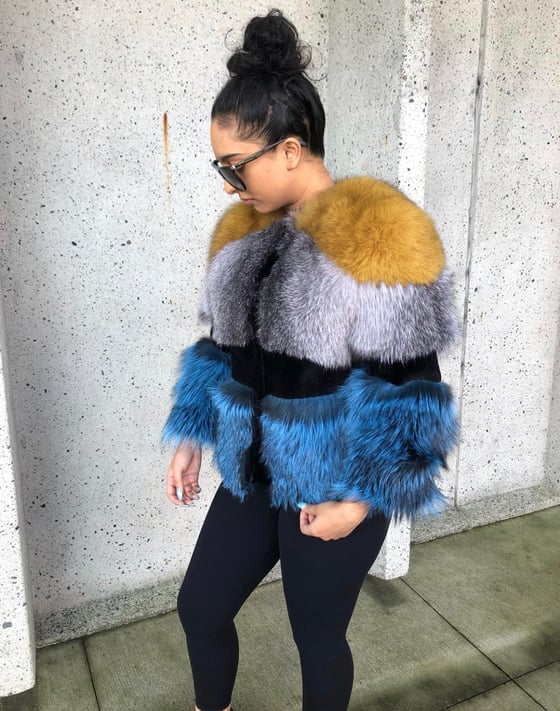 Image of Breeze Fox Fur Coat