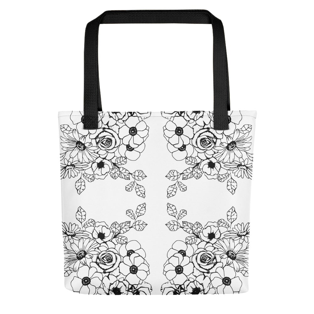Image of Modern Floral Tote