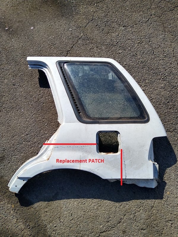 Quarter Panel Replacement PATCH Civic Wagon