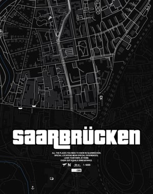 Image of Saarbrücken underground Karte