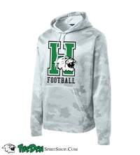 Image 1 of YOUTH, Harrison Football Performance Hoodie, Camo White