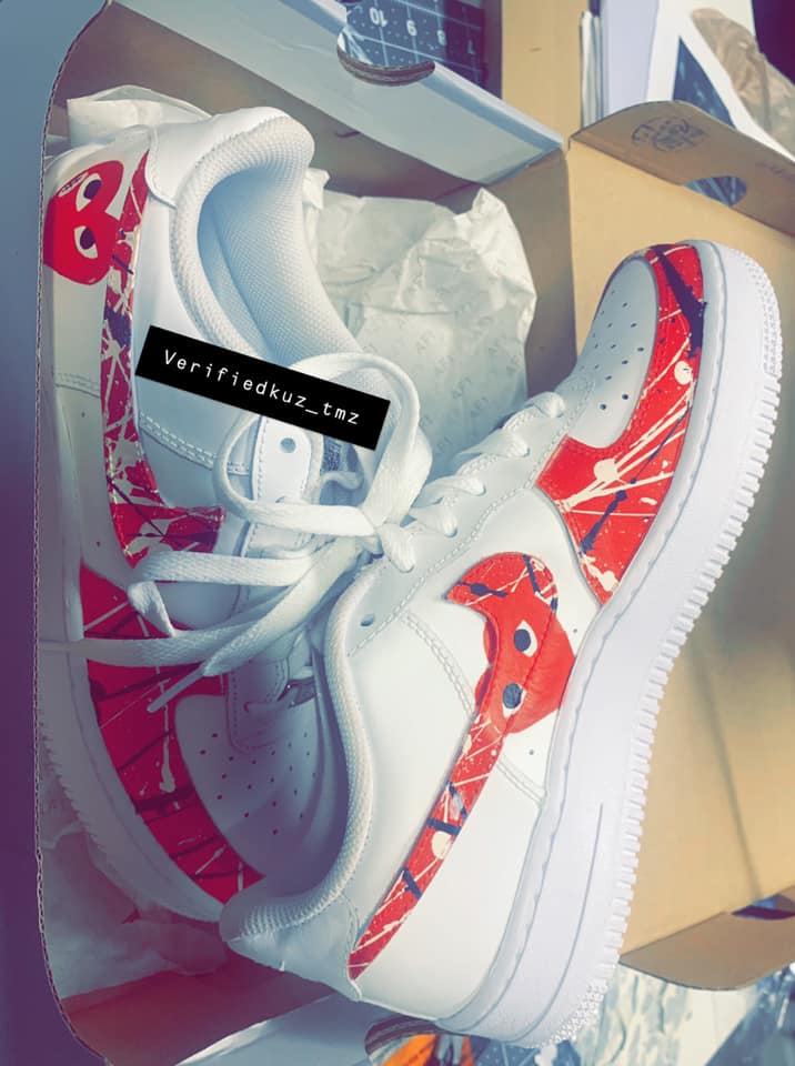 Air force 1 discount comme des garcons custom