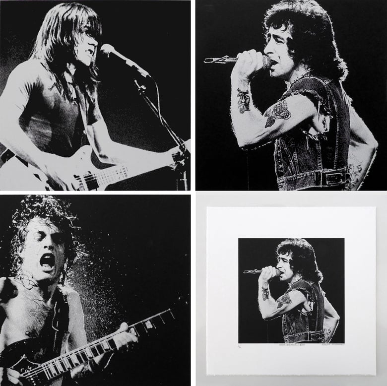 Image of "HIGH VOLTAGE" - AC/DC Limited Edition 3 Print Set