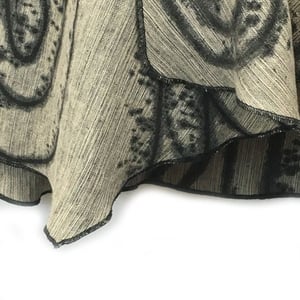 Image of Drape front Vest - Cotton - Hand Painted "Exuberance" Design.