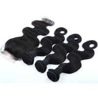 Brazilian Body Wave Bundles W/ Closure