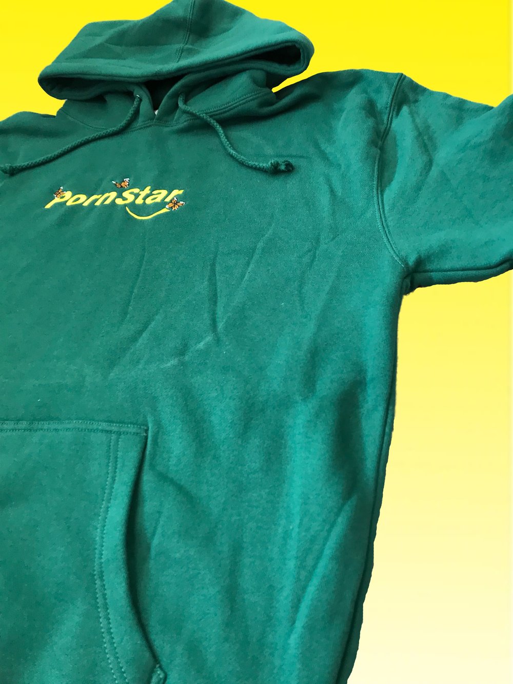 PornStar Hoodie Forest Green