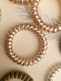 Metallic Spiral Hairtie