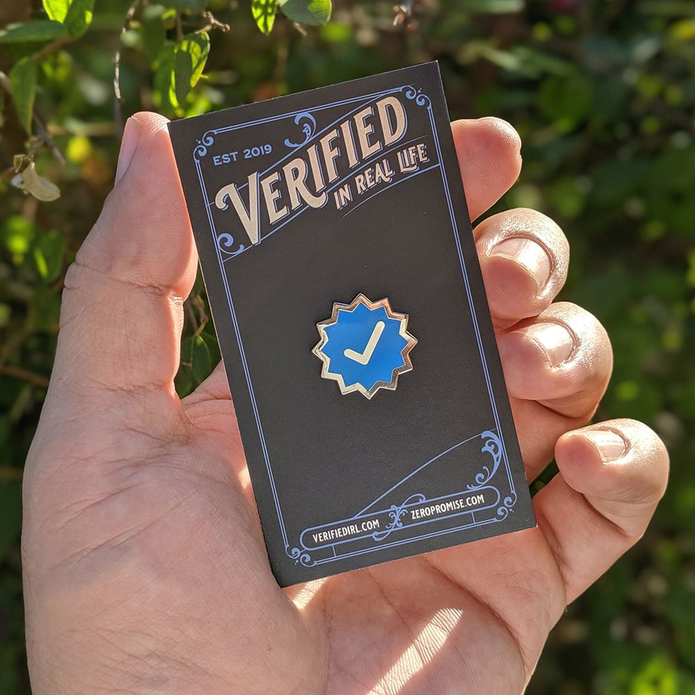 Image of Verified IRL Pin