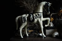 Image 5 of White Widow Hand painted vintage Death horse
