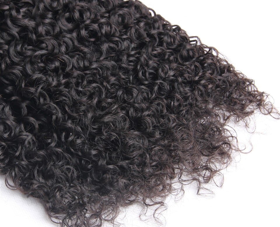 Cambodian Kinky Curly W Closure Beautifully Bundled Hair Company