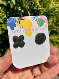 Image 3 of KISS ME STUDS - Black 