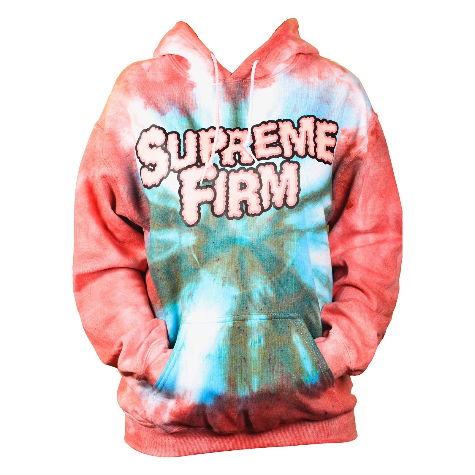 supreme hoodie tie dye