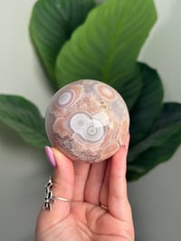 Image 1 of HQ FLOWER AGATE SPHERE -MADAGASCAR- A