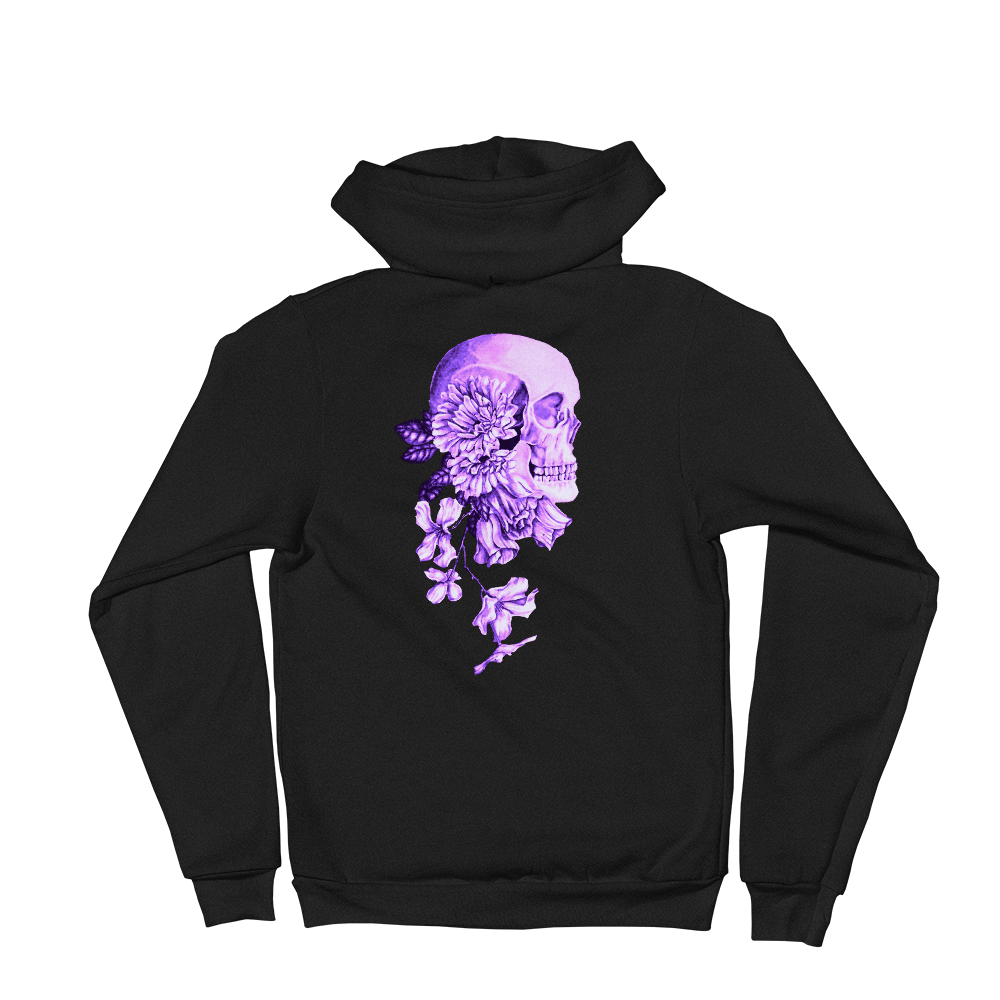 Image of Skull Bella Zip up Hoodie