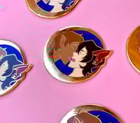 Image 5 of "Vampire x Werewolf" Klance Enamel Pin