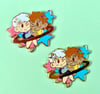 "Stellar Lovers" Adashi Enamel Pin 