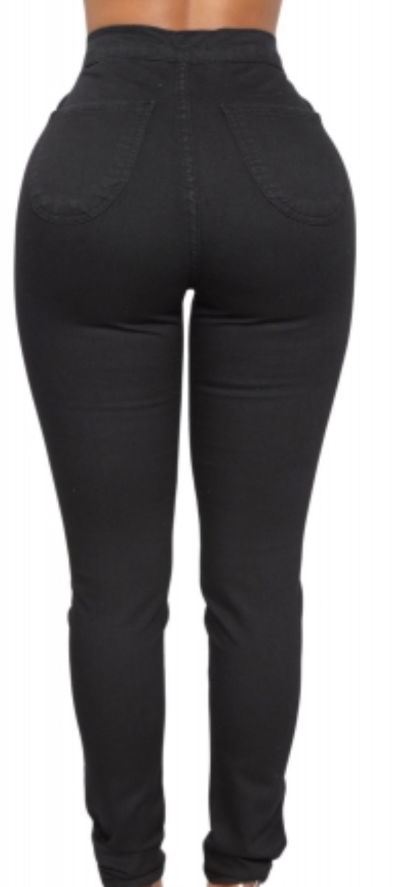 Fall Black High Waisted Jeans Pretty Ninna