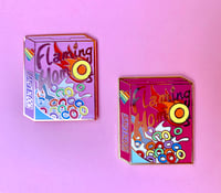 Image 1 of "Flaming Hom-O's" Pride Cereal Enamel Pin 