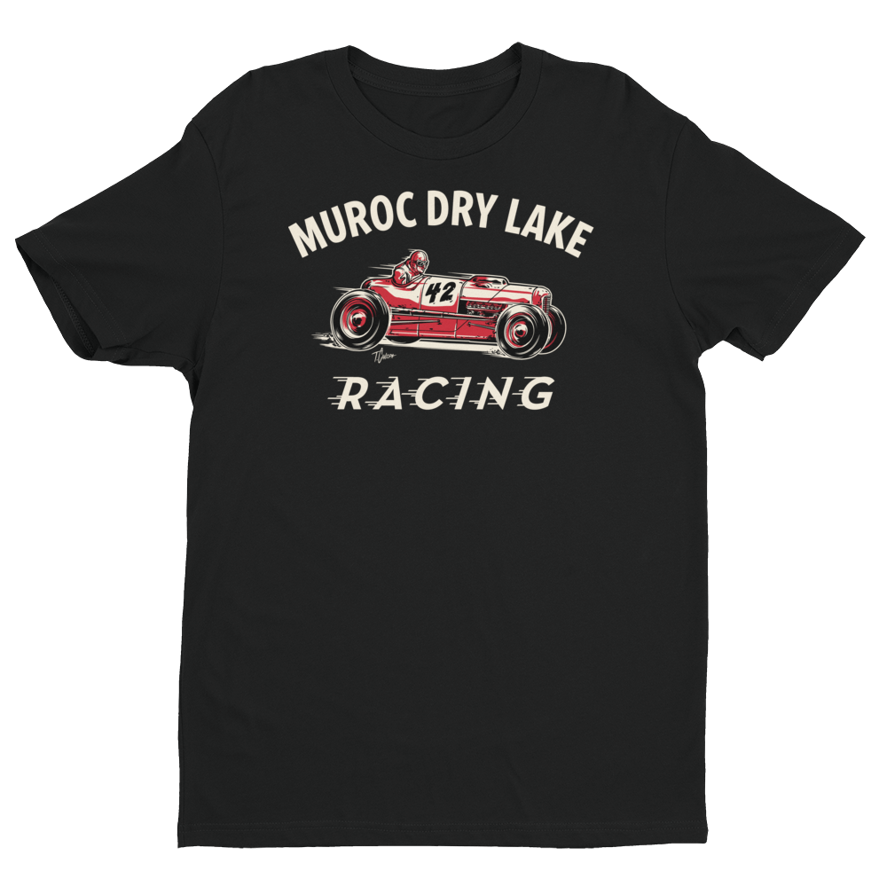 Image of Muroc Dry Lake Racing T-Shirt - BLACK