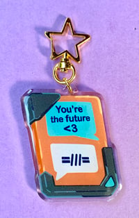 Image 3 of Klance "Long Distance" Space Phone Charm (PREORDER)