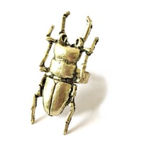 Image 1 of Molten Stag Beetle Ring
