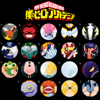 BNHA 1.5 Buttons - Class 1A