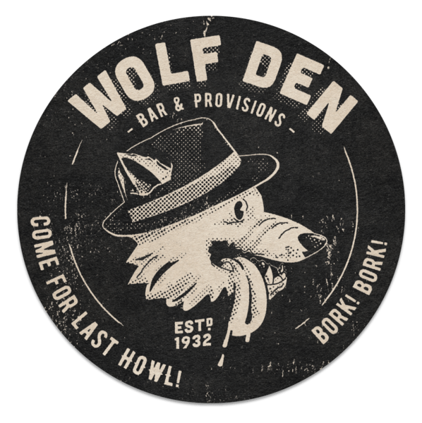 Image of Wolf Den Coasters (2-Pack)