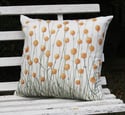 Billy Buttons Belgian Cotton/Linen Cushion