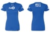 Women’s Blue & White Flexx/A7 Material Collab Competition Tee