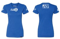 Women’s Blue & White Flexx/A7 Material Collab Competition Tee