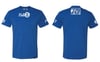Men’s Blue & White Flexx/A7 Material Collab Competition Tee