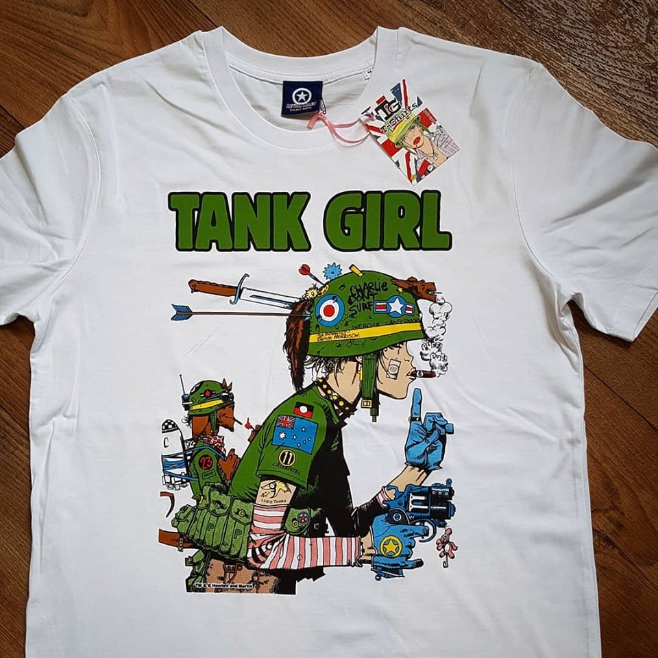 Image of Tank Girl Patrol T-Shirt - Jamie Hewlett Design ORGANIC