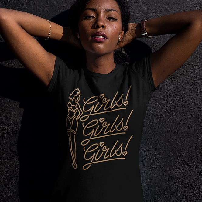 Image of Girls! Girls! Girls! Knockout Logo