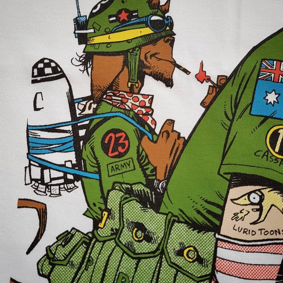 Image of Tank Girl Patrol T-Shirt - Jamie Hewlett Design ORGANIC