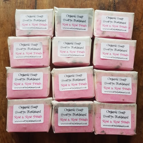Image of Soap Rose with Rose Petals (Pack of 2)