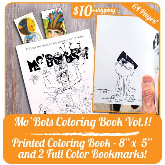 Image of Mo'Bots Coloring Book Vol.1 