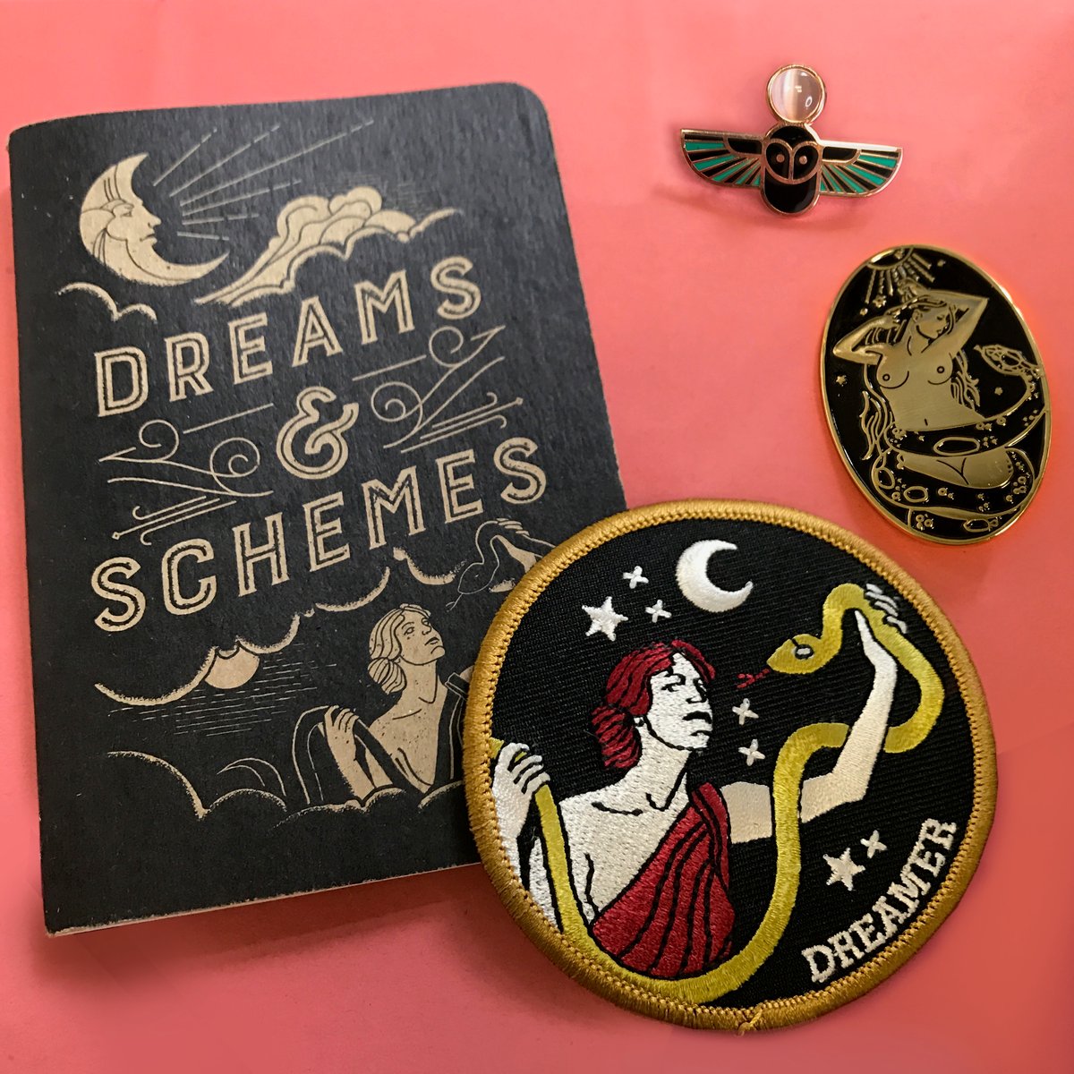 Image of Snake Charmer Enamel Pin