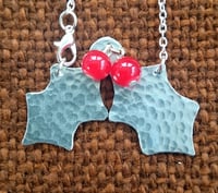 Image 3 of Holly Brooch, Necklace or Earrings.