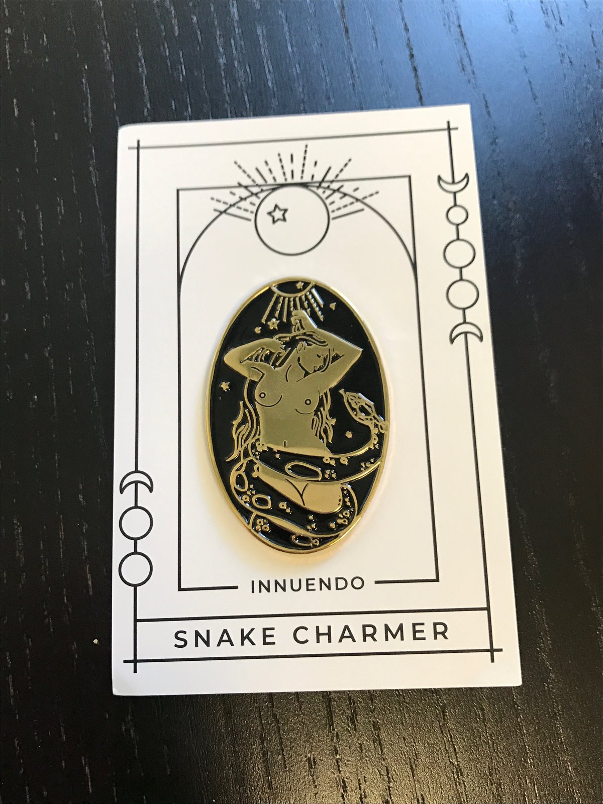 Image of Snake Charmer Enamel Pin