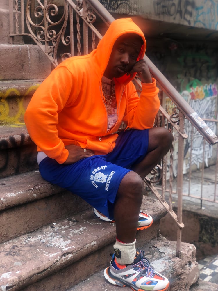 Neon Reflector Hoodie (Multi Color) / GOD IS GREAT PAPER Neon Reflector Hoodie (Multi Color) / GOD IS GREAT PAPER